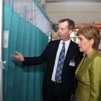 Nicola Sturgeon Factory Visit