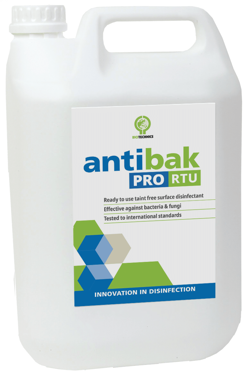 Antibac Machine AntiBak Pro: Taint free intermediate level surface disinfection