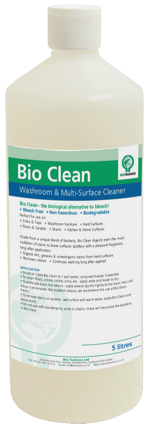 Bio Basic Cleaner Bio Clean: The natural alternative to bleach