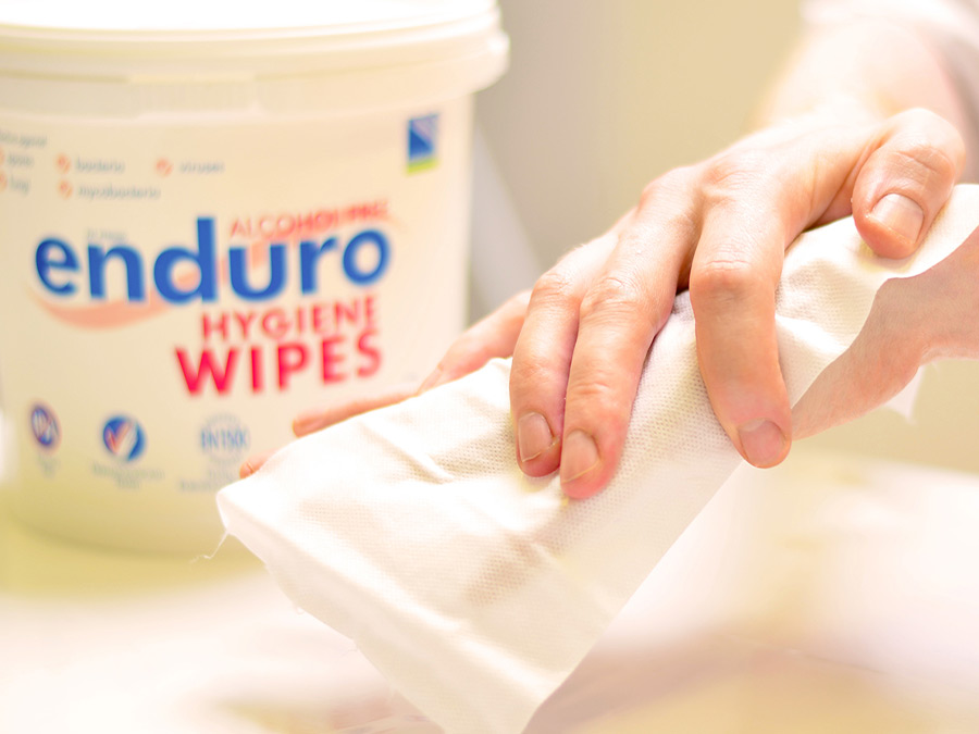 New NHS trial demonstrates impressive results for Enduro Hygiene Wipes