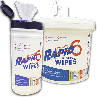 rapid sporicidal wipes group